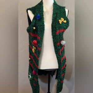 Christmas vest NWT size Large